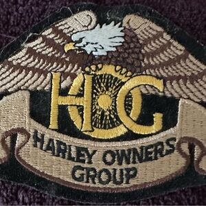 VTG Harley Davidson Patch HOG Eagle Jacket Vest Owners Group excellent condition
